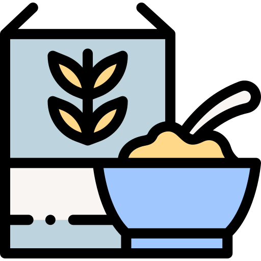 Cereals Detailed Rounded Lineal color icon