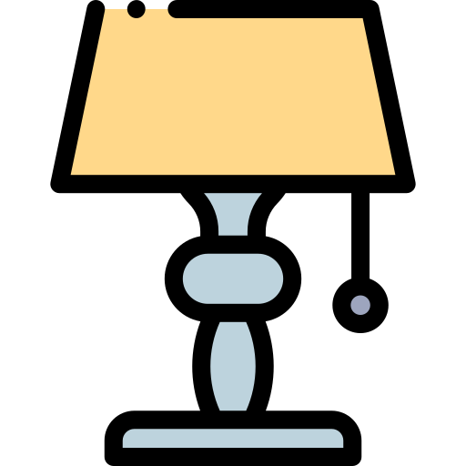 lampe Detailed Rounded Lineal color icon