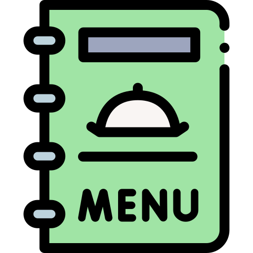 menu Detailed Rounded Lineal color icoon
