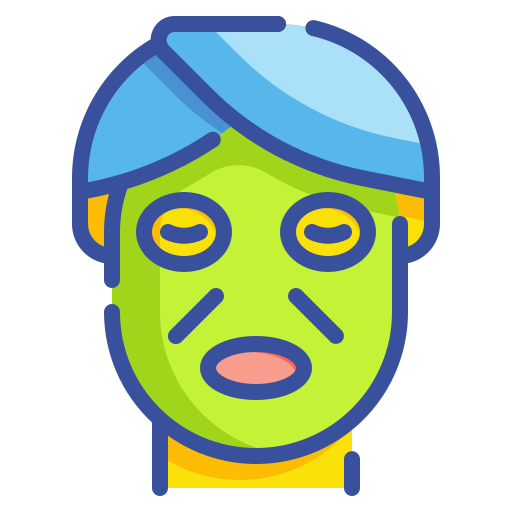 máscara facial Wanicon Lineal Color icono