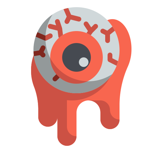 Eyeball Wanicon Flat icon
