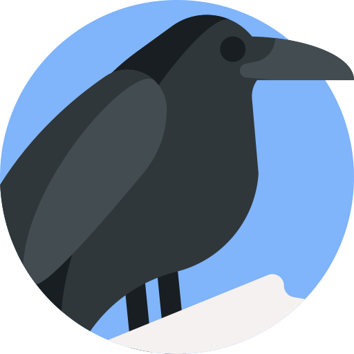 Raven Detailed Flat Circular Flat icon