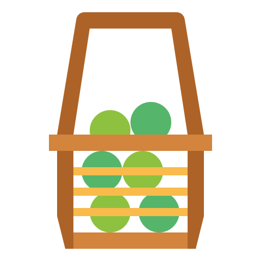 Basket Smalllikeart Flat icon