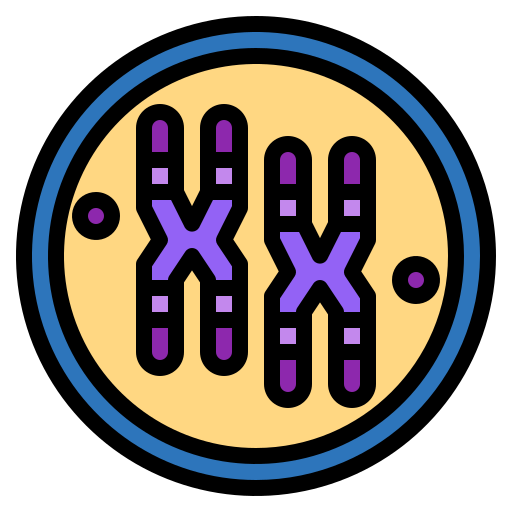 Chromosome Smalllikeart Lineal Color icon