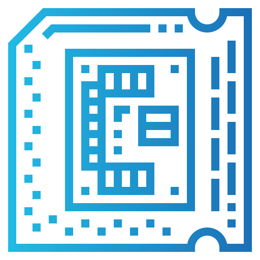 Processor Smalllikeart Gradient icon