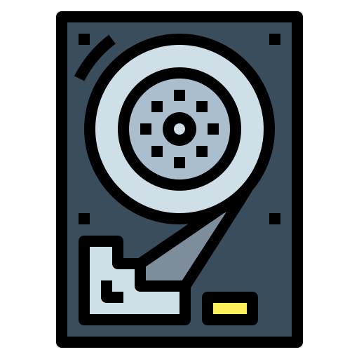 Hard drive Smalllikeart Lineal Color icon