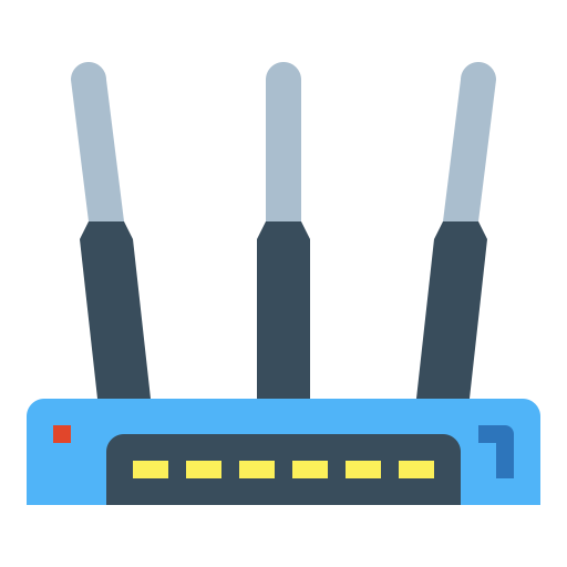 Router Smalllikeart Flat icon