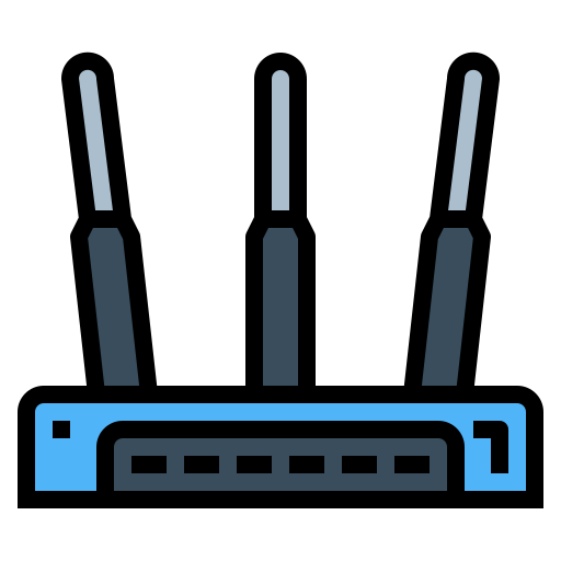 router Smalllikeart Lineal Color icona