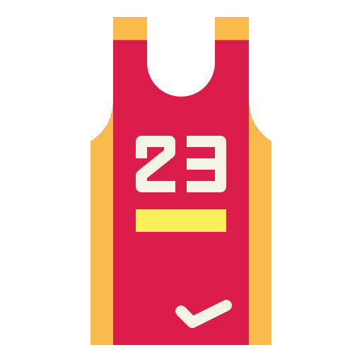 バスケットボールジャージ Smalllikeart Flat icon
