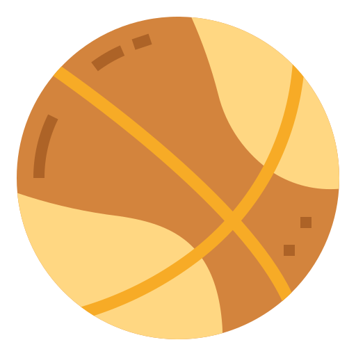 Basketball Smalllikeart Flat icon