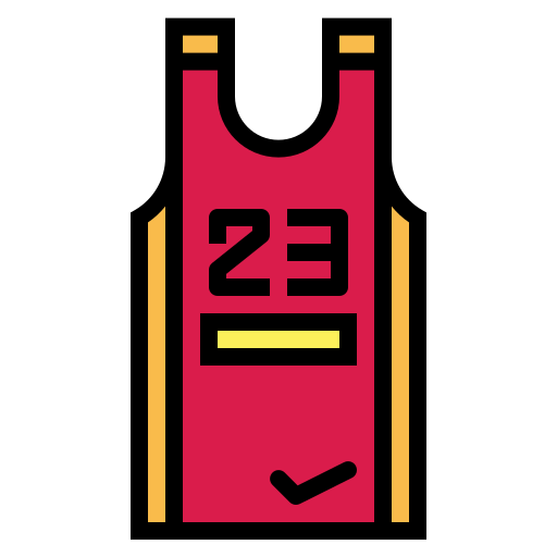 Basketball jersey Smalllikeart Lineal Color icon