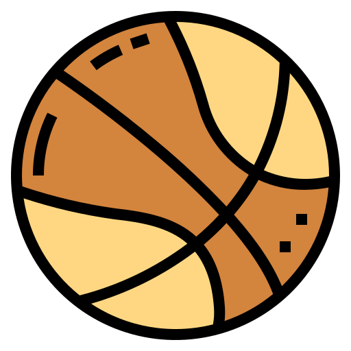 baloncesto Smalllikeart Lineal Color icono