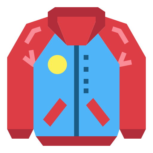 Jacket Smalllikeart Flat icon