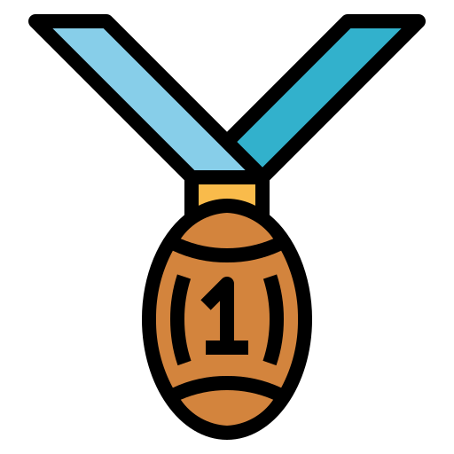 Medal Smalllikeart Lineal Color icon