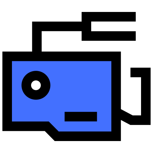 camara de video Inipagistudio Blue icono