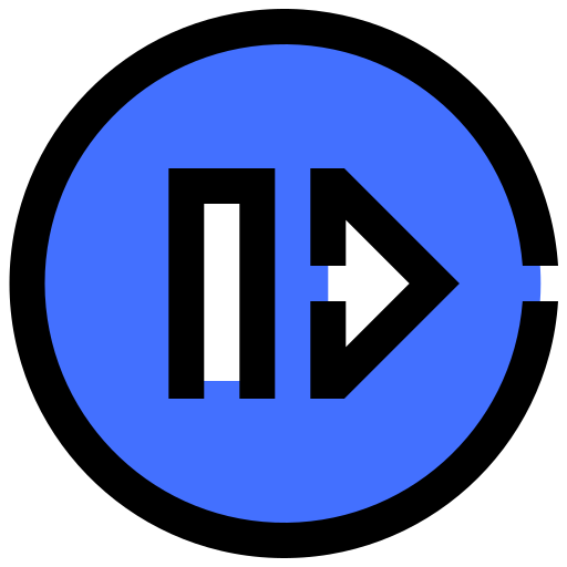 前方 Inipagistudio Blue icon
