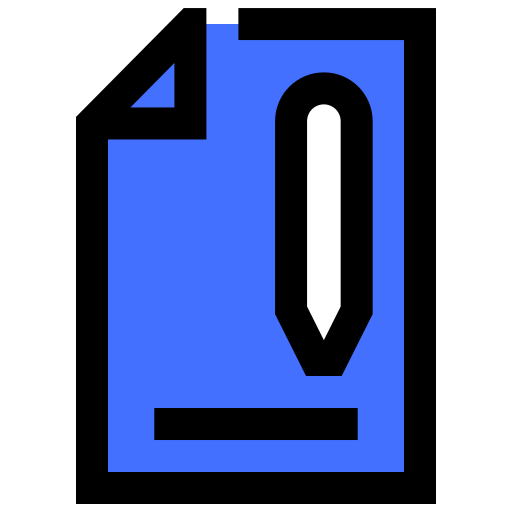 schreiben Inipagistudio Blue icon