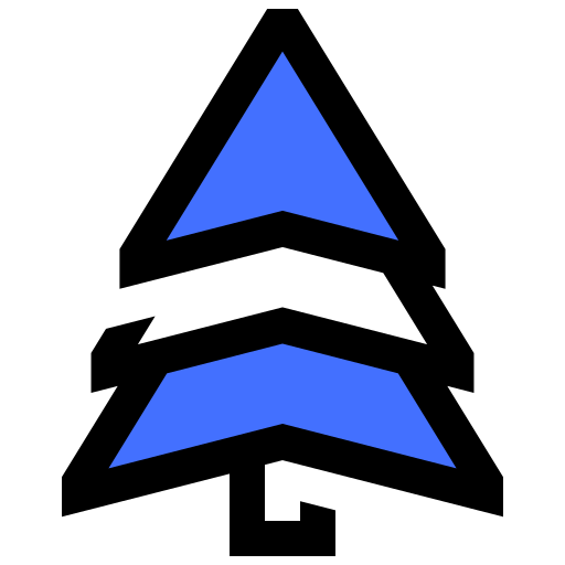 Tree Inipagistudio Blue icon