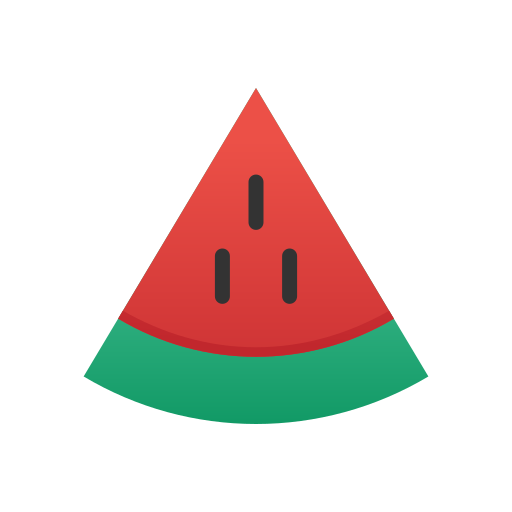 Watermelon Inipagistudio Flat icon