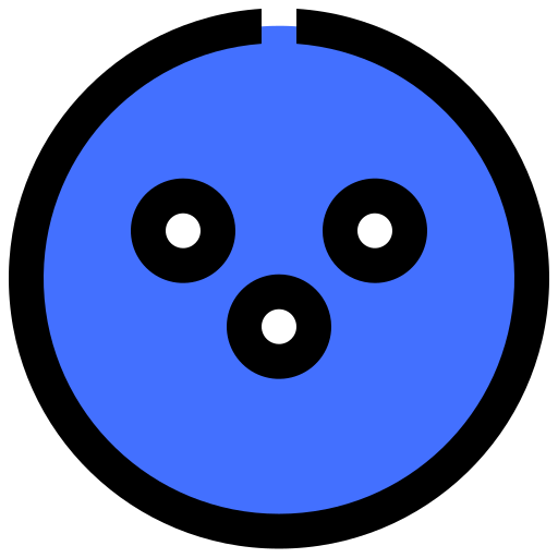 볼링 Inipagistudio Blue icon