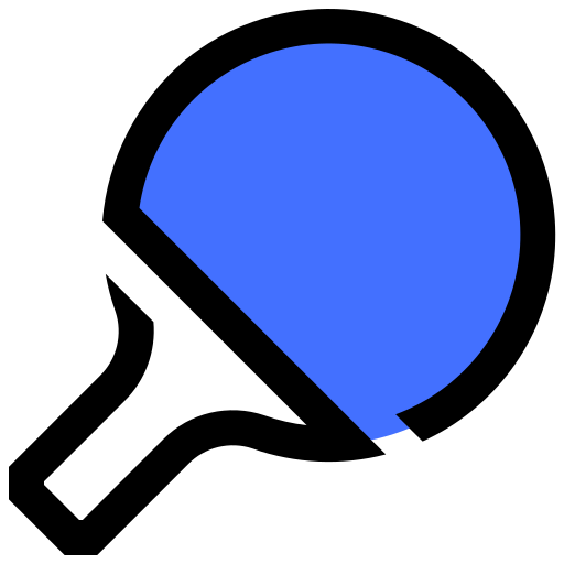 탁구 Inipagistudio Blue icon