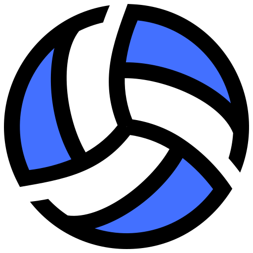 siatkówka Inipagistudio Blue ikona
