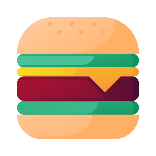 burgery Inipagistudio Flat ikona