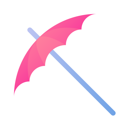 parapluie Inipagistudio Flat Icône