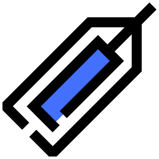 etiqueta de precio Inipagistudio Blue icono