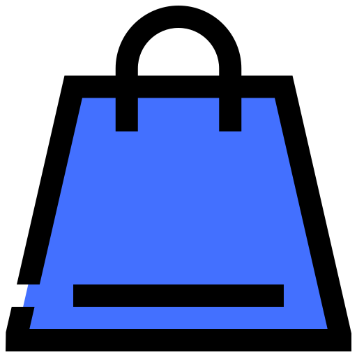 bolsa de la compra Inipagistudio Blue icono