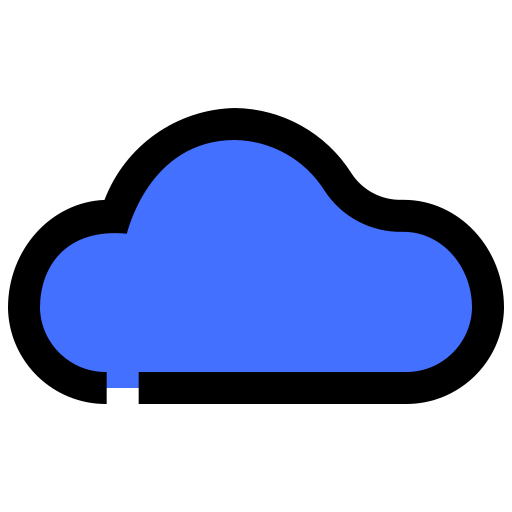 chmura Inipagistudio Blue ikona