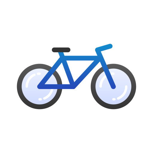 fiets Inipagistudio Flat icoon
