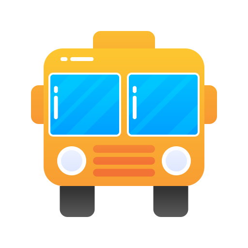 autobús Inipagistudio Flat icono