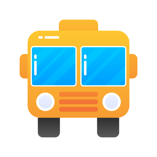 Bus Inipagistudio Flat icon