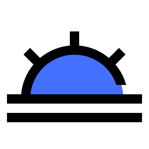 Sunrise Inipagistudio Blue icon