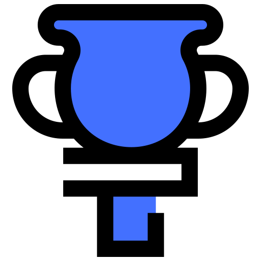 vaso Inipagistudio Blue icona