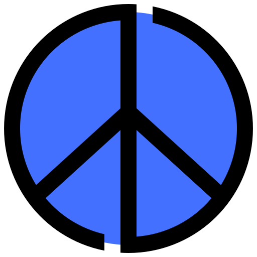 paz Inipagistudio Blue Ícone