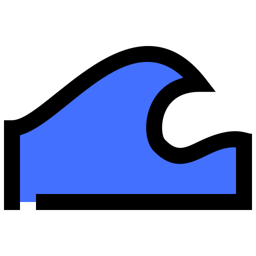Wave Inipagistudio Blue icon