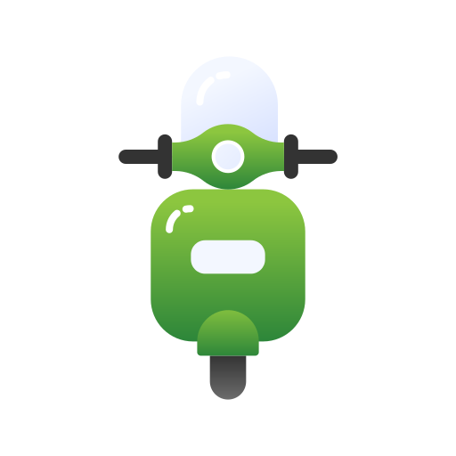 scooter Inipagistudio Flat icoon
