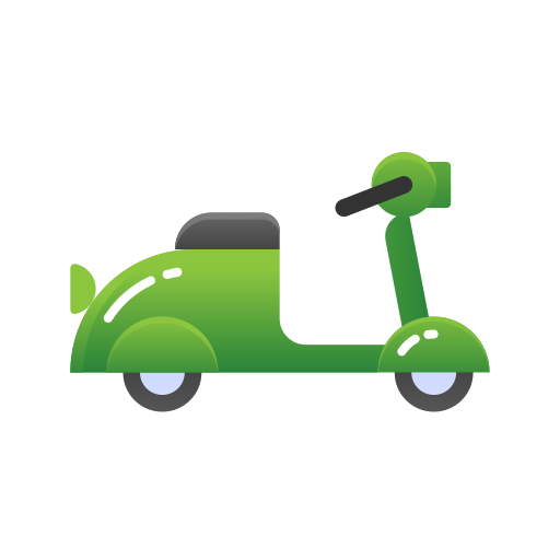 scooter Inipagistudio Flat icono