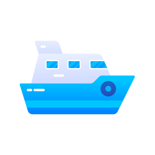 Ship Inipagistudio Flat icon