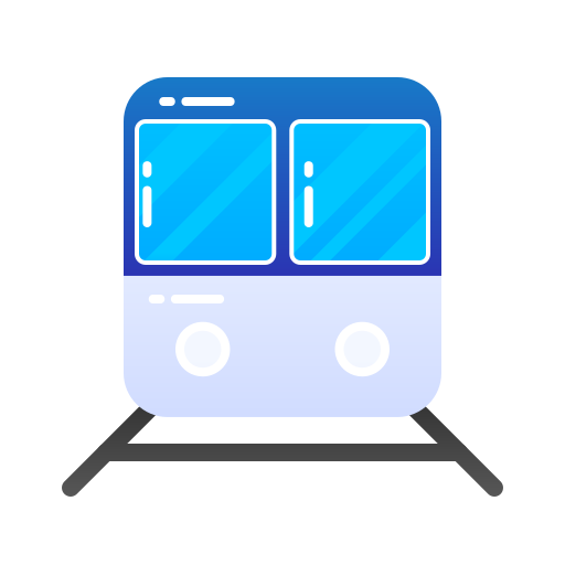pociąg Inipagistudio Flat ikona