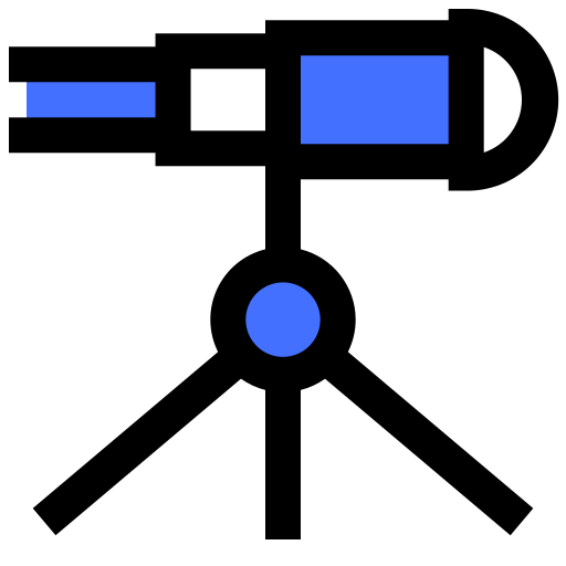Telescope Inipagistudio Blue icon