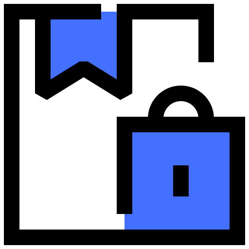 kłódka Inipagistudio Blue ikona