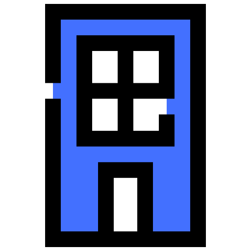 gebäude Inipagistudio Blue icon
