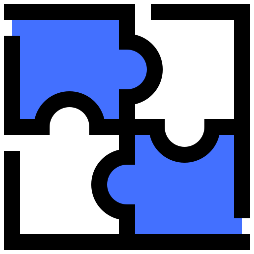 puzzle Inipagistudio Blue icona