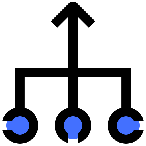 connexions Inipagistudio Blue Icône
