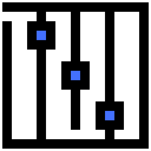 gráfico de linea Inipagistudio Blue icono