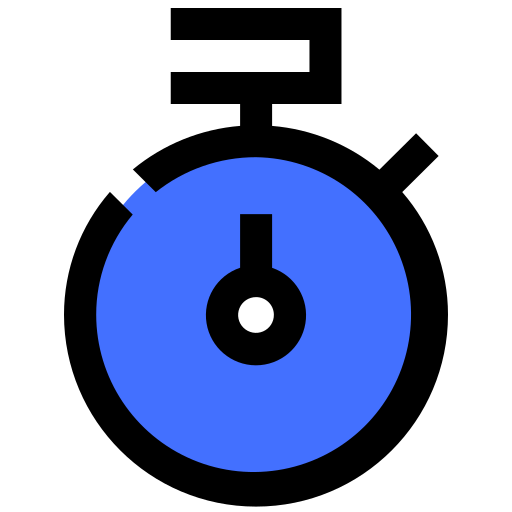cronometro Inipagistudio Blue icona