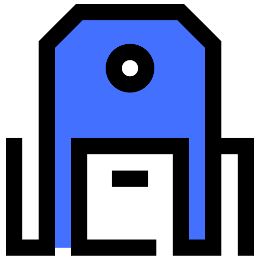 School bag Inipagistudio Blue icon